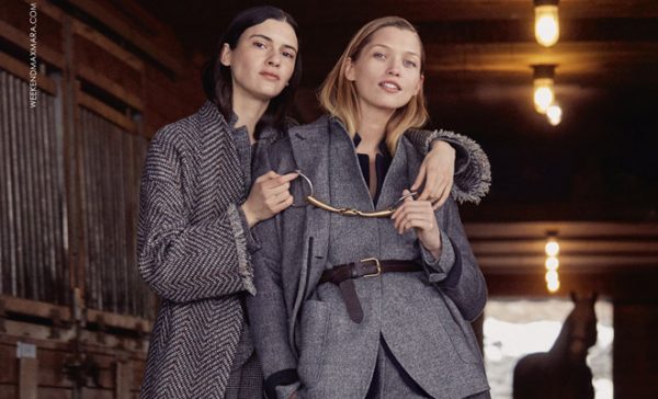 Hana Jirickova & Iana Godnia for Max Mara Weekend Fall Winter 2017.18