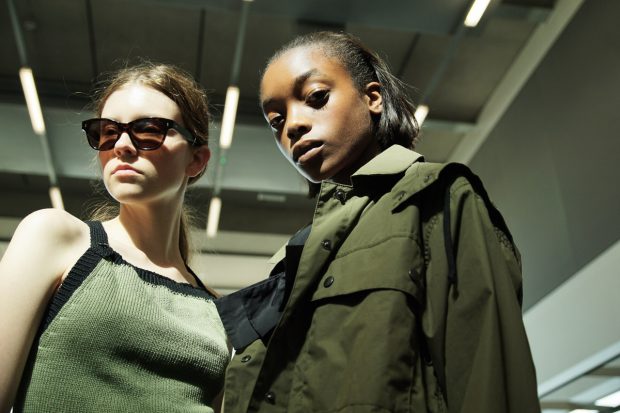 #LFW Backstage at MARGARET HOWELL Spring Summer 2018 Show