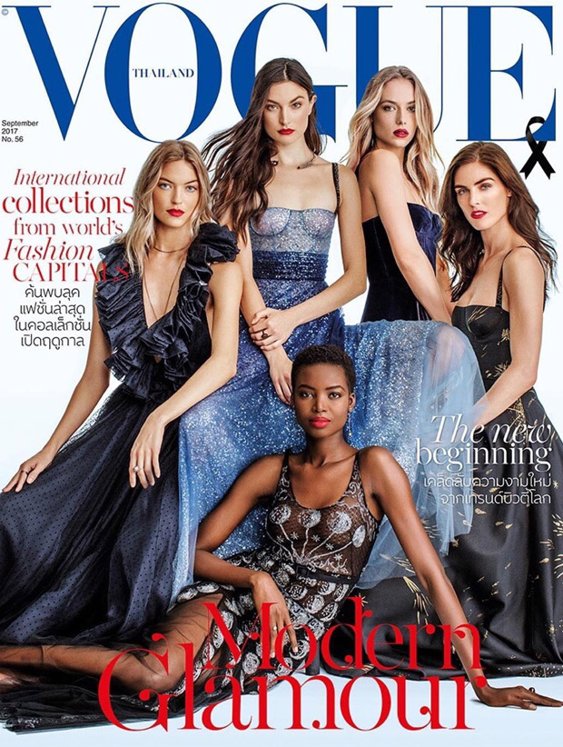Top Models Take Over Vogue Thailand September 2017 Issue