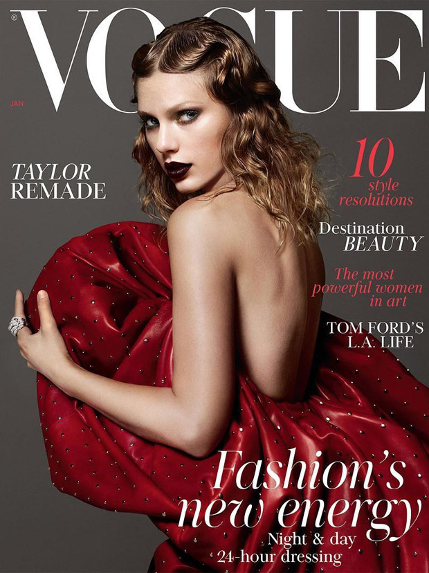 Taylor Swift Stuns in Saint Laurent for British Vogue January 2018 Issue