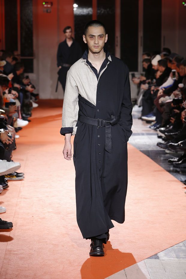 YOHJI YAMAMOTO Fall Winter 2018 Menswear Collection