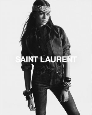 Kaia Gerber is the Face of Saint Laurent Fall 2018 Collection