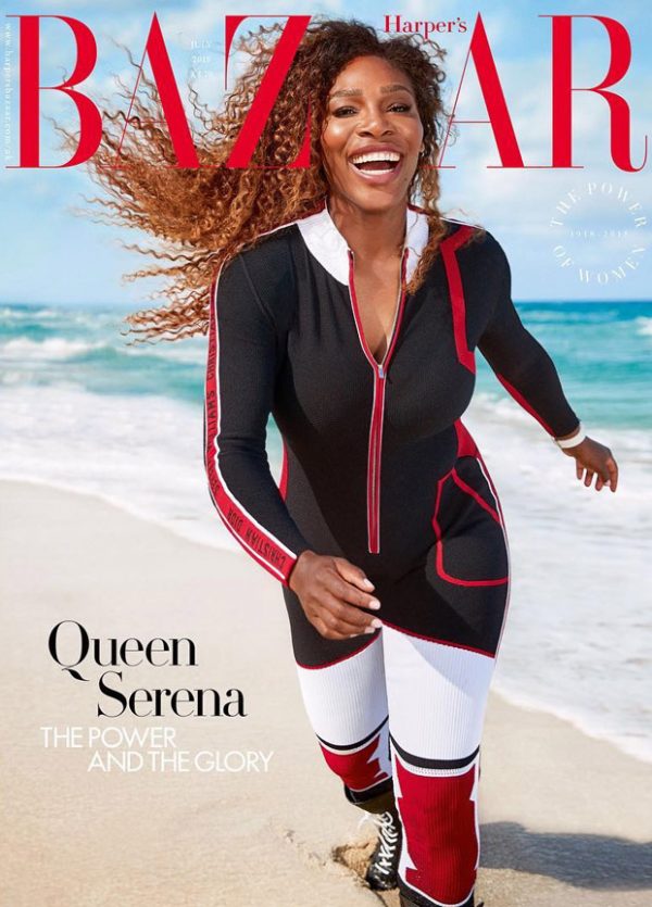 Serena Williams is the Cover Star of Harper's Bazaar UK July 2018 Issue