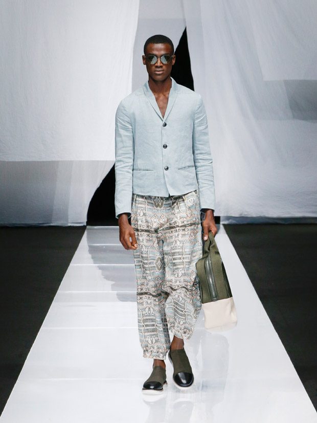 MFW Giorgio Armani Spring Summer 2019 Menswear Collection