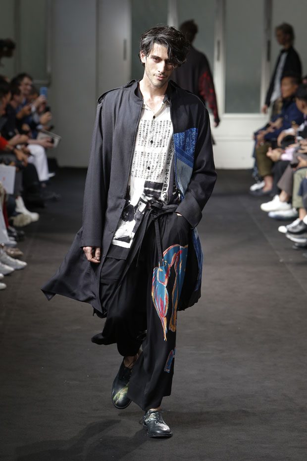 #PFW: Yohji Yamamoto Spring Summer 2019 Menswear Collection