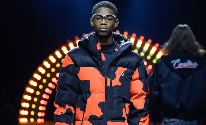 Louis Vuitton AW19 show puffer jacket