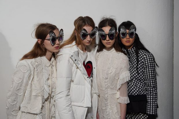 #LFW BACKSTAGE AT BORA AKSU FALL WINTER SHOW