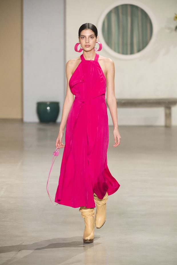 GenesinlifeShops Germany - Jean Claude Jitrois Jacquemus - Vince  long-sleeved midi dress Rosa