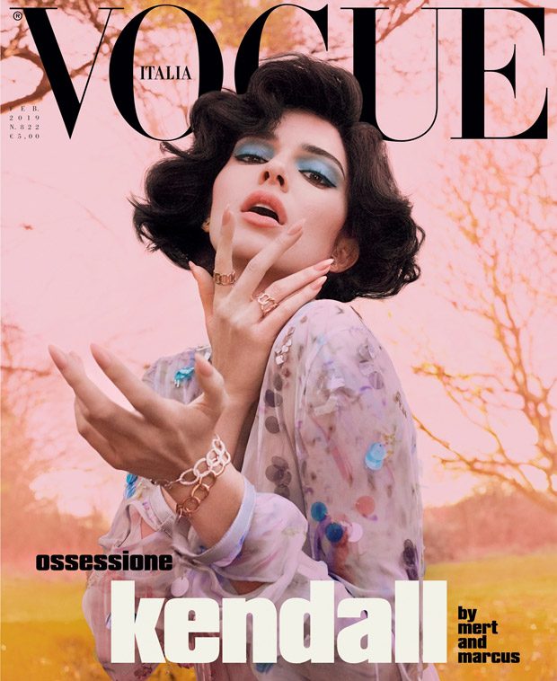 Kendall Jenner Covers the February 2019 Issue of Vogue Italia