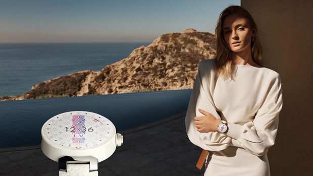 Sophie Turner Models Louis Vuitton's 'Tambour Horizon Light Up