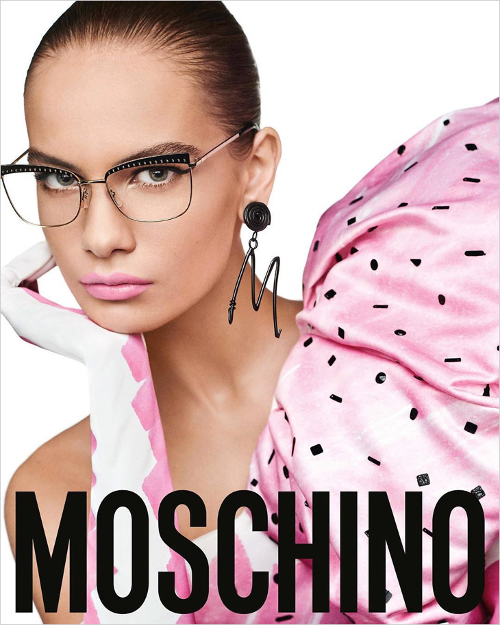 Nina Marker is the Face of Moschino Spring Summer 2019 Eyewear