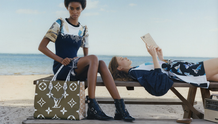 Louis Vuitton Monogram Giant Fall 2019 Ad Campaign by Stef