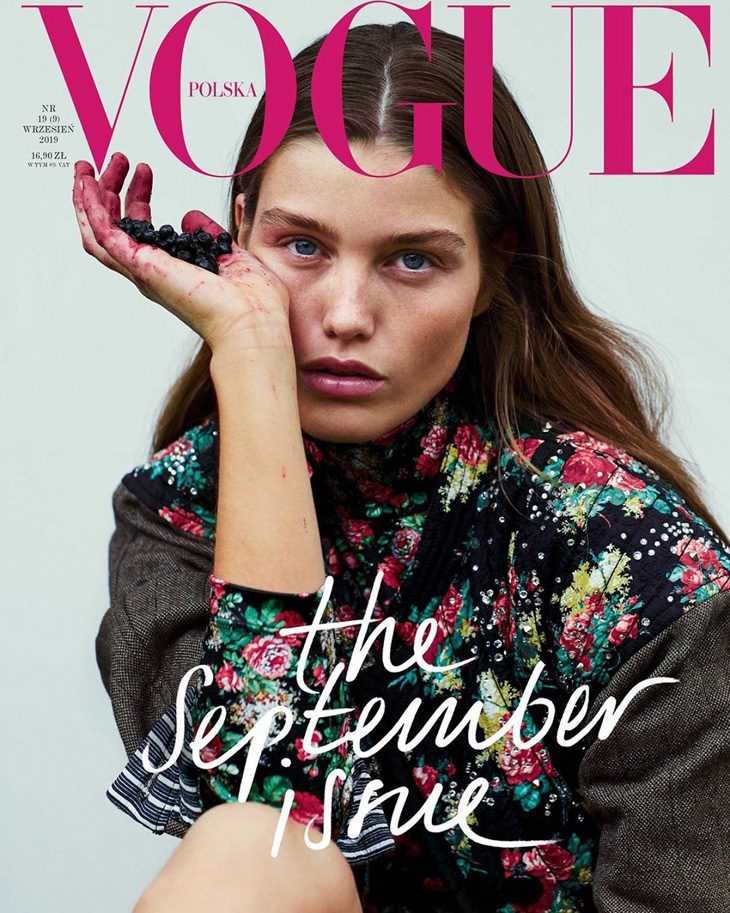 Luna Bijl is the Cover Star of Vogue Poland September 2019 Issue