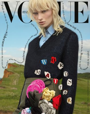 Adut Akech & Vilma Sjöberg Cover Vogue Italia September 2019 Issue