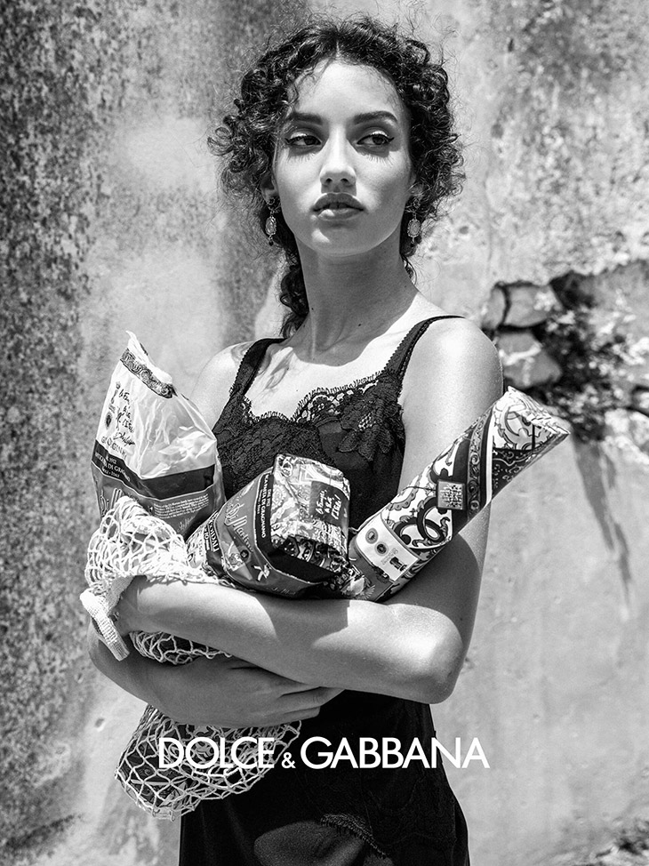 dolce and gabbana black and white
