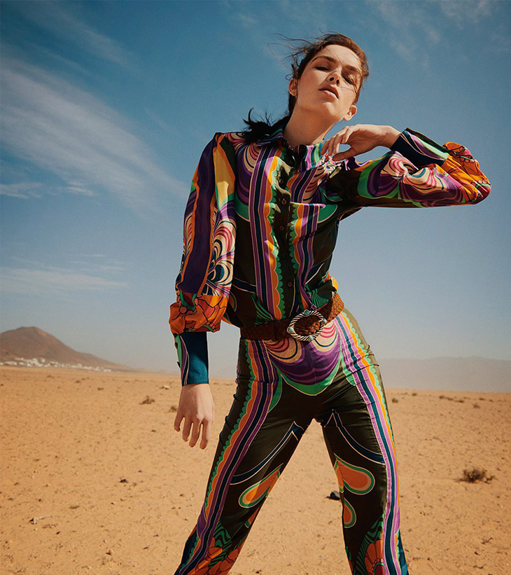 Sanne de Roo Models Alberta Ferretti Spring Summer 2020 Collection