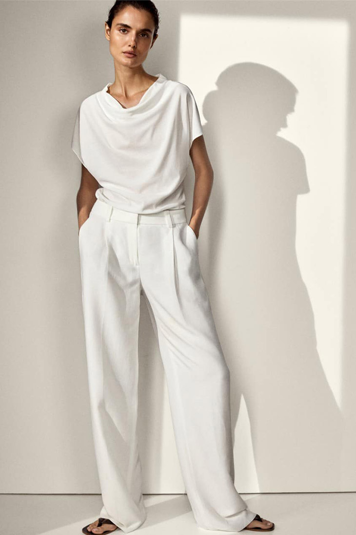 Blanca Padilla Models Massimo Dutti Spring Summer 2020 Looks