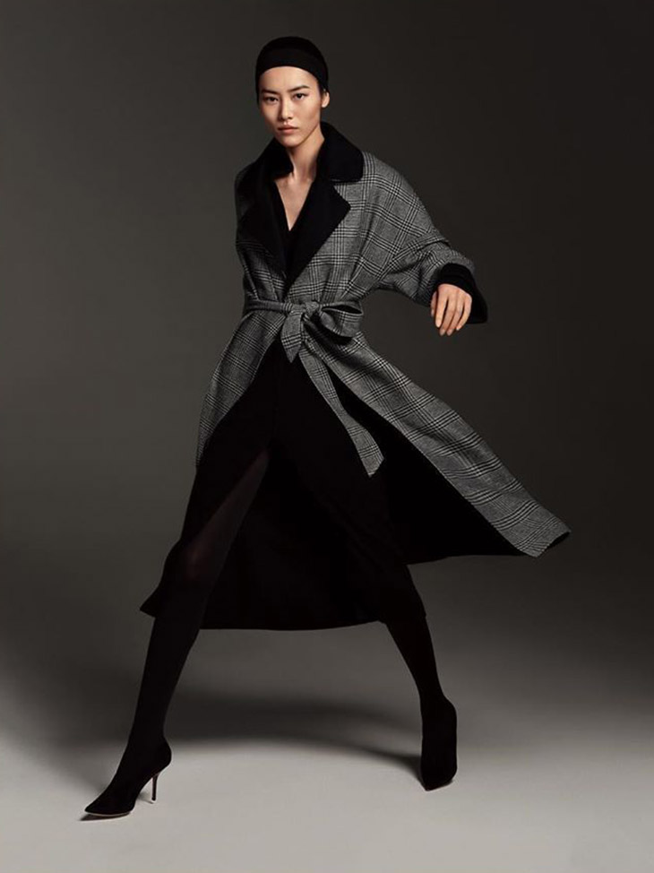 Liu Wen is the Face of ERDOS Fall Winter 2020 Collection