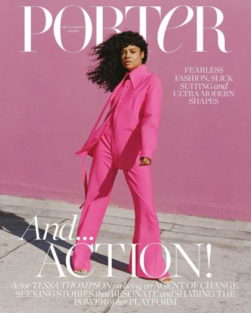 Tessa Thompson Stars in the Cover Story of Porter Magazine