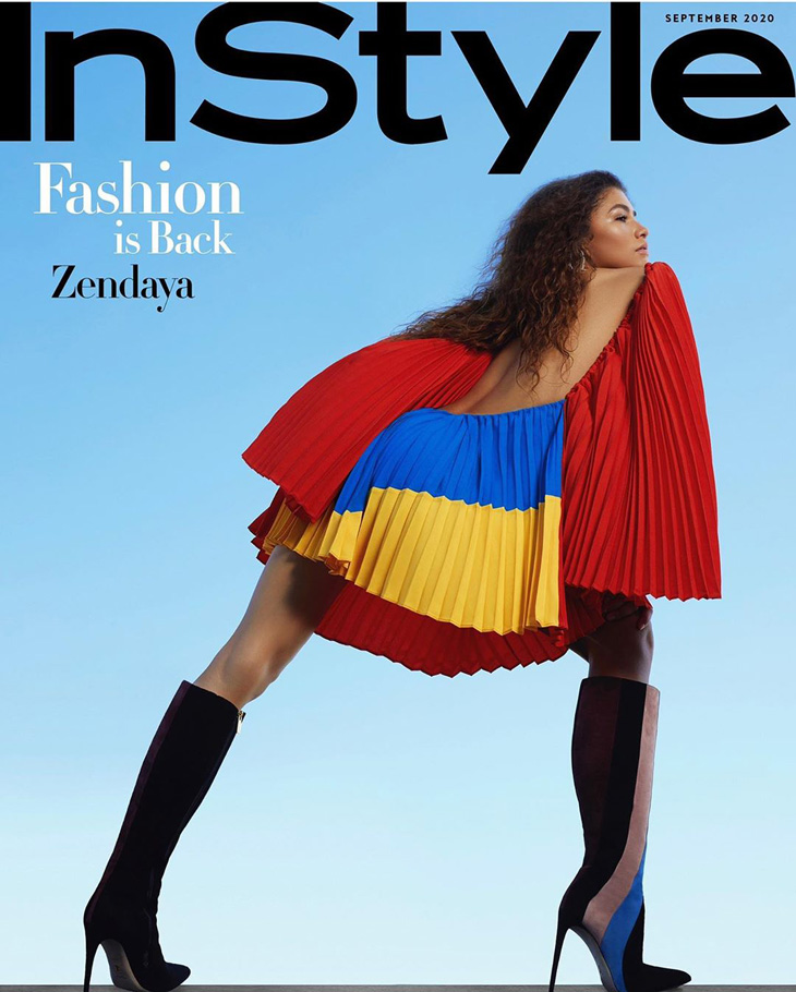 Zendaya Soars in Louboutins for Elle Magazine's September Cover