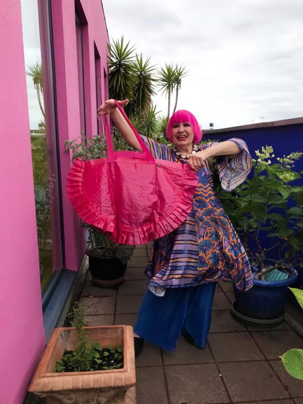 zandra rhodes ikea bag