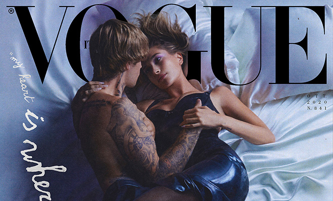 Justin Bieber And Hailey Cover Vogue Italia October 2020 Issue Dscene