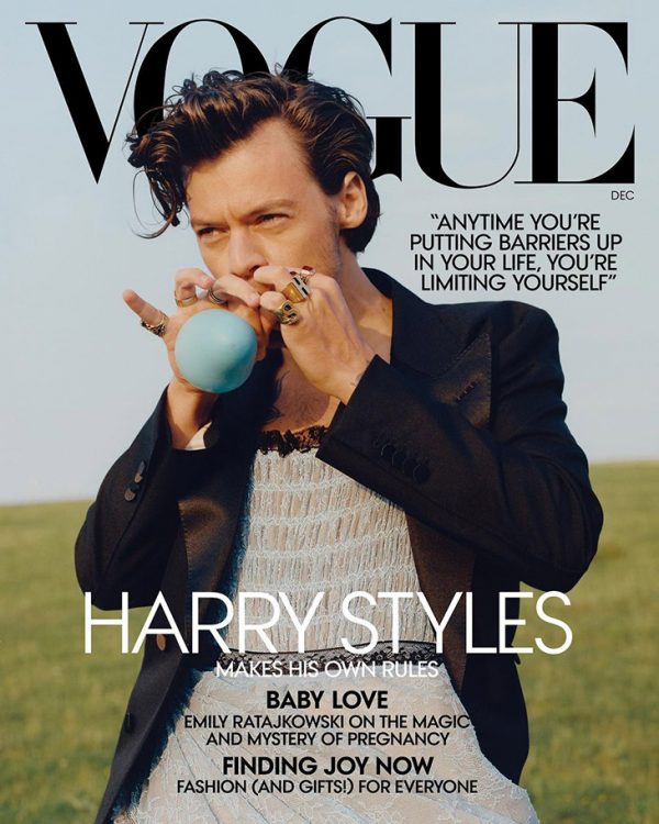 Harry Styles is the Cover Boy of Vogue Magazine December 2020 Issue