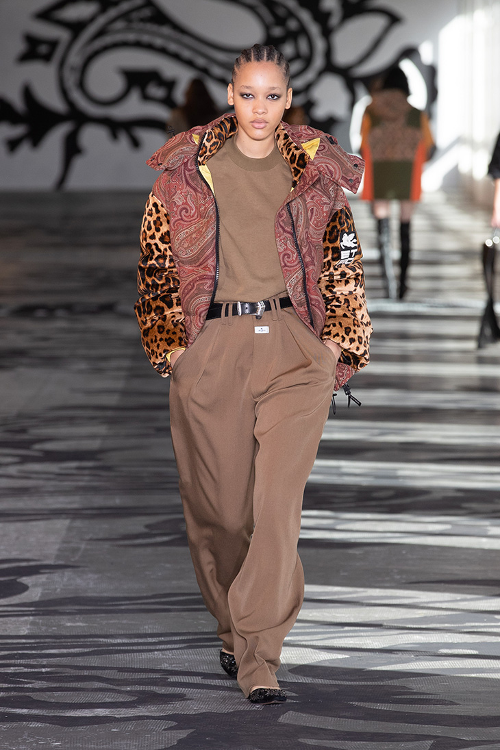 Etro леопардовое пальто 2021 2022