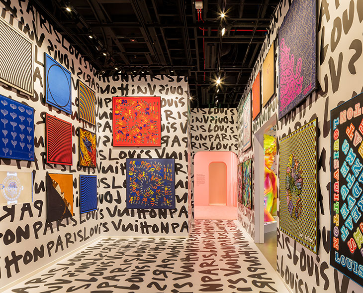 Louis Vuitton celebrates artistic collaborations with immersive