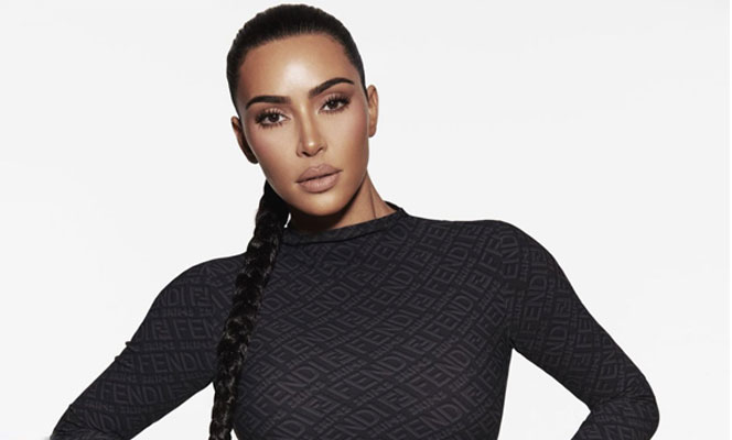 Kim Kardashian's Shapewear Brand, Skims, Announcing Collaboration with Fendi