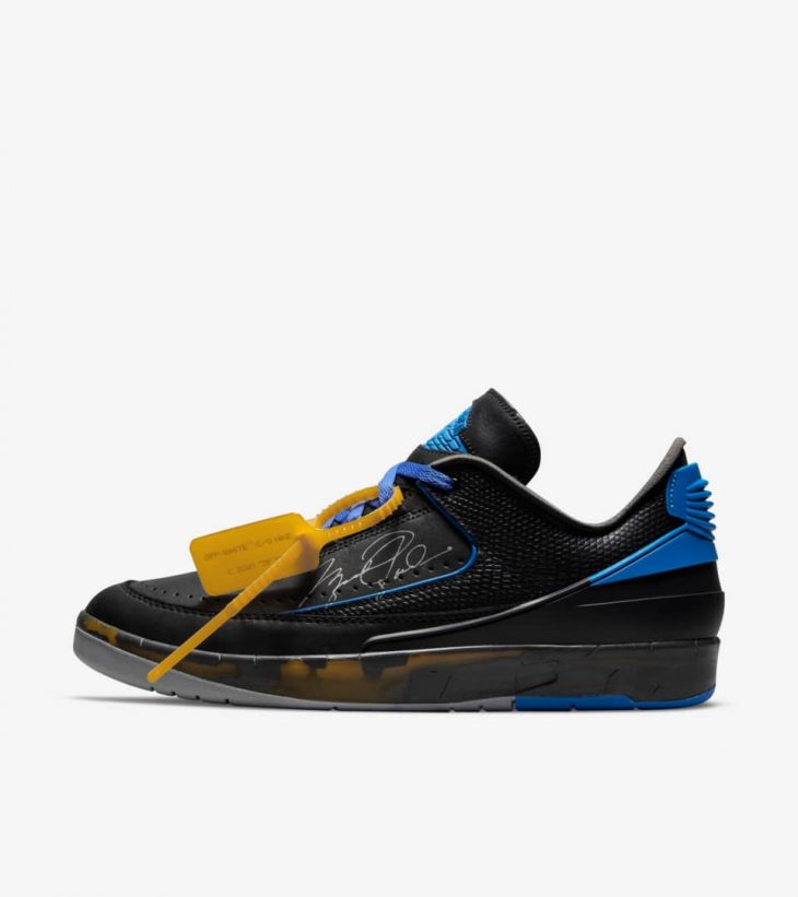 Off-White x Air Jordan 2 Low 'Black Varsity Royal' Is Here!