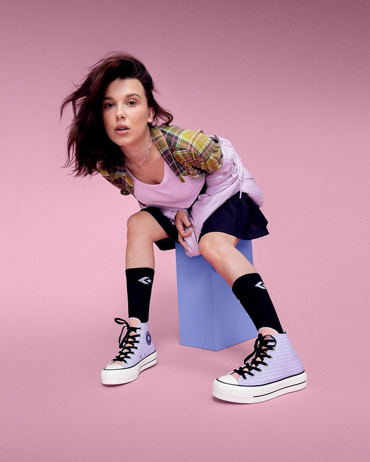 Millie Bobby Brown Wearing Popular Sneakers Through The Years – Footwear  News