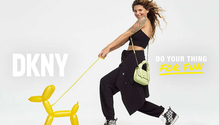 DKNY on X: Shape up with structured #DKNY Spring Bags. Grab them