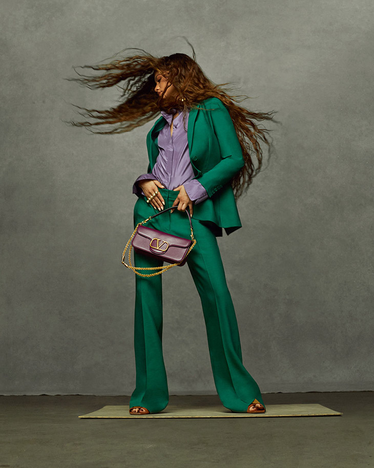 Zendaya Carries Valentino's New It Bag in the Brand's Latest Campaign –  Euphoria Rockstud