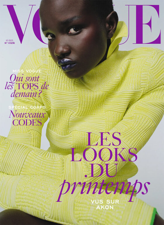Akon Changkou is the Cover Star of Vogue France April 2022 Issue