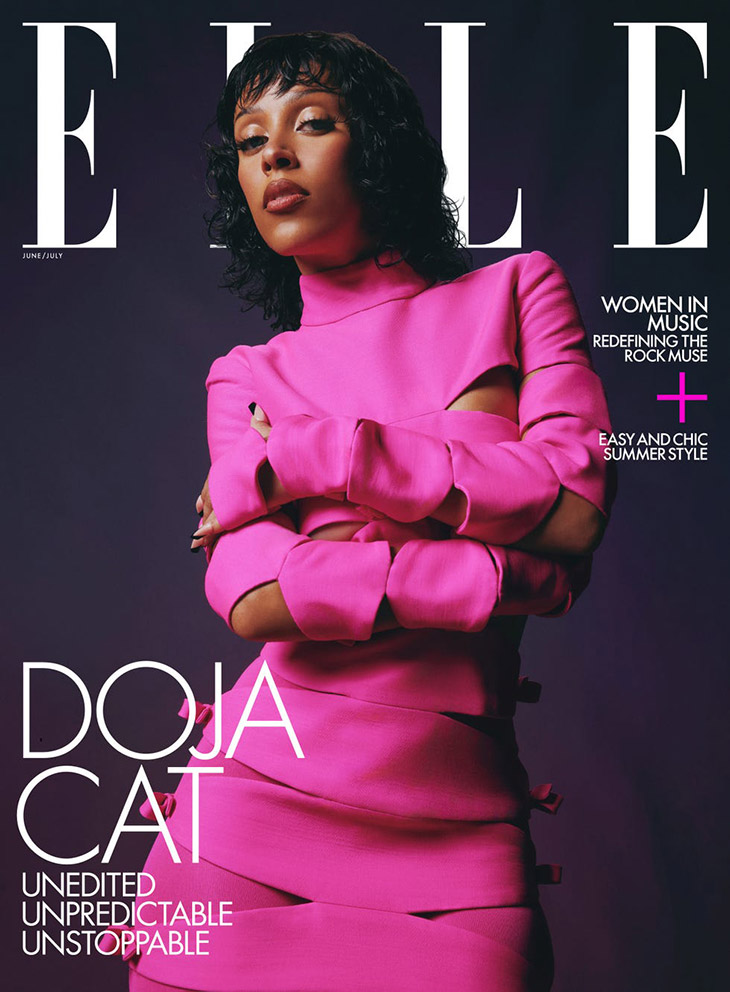 Doja Cat is the Cover Star of ELLE Magazine June July 2022 Issue