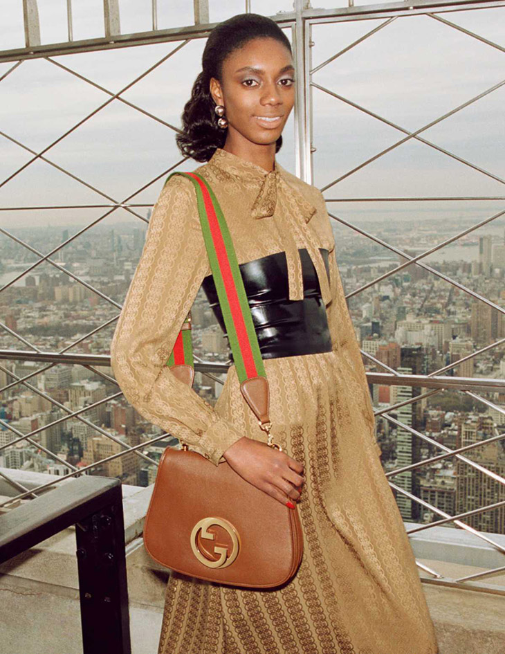 Blondie leather cross-body bag | Gucci