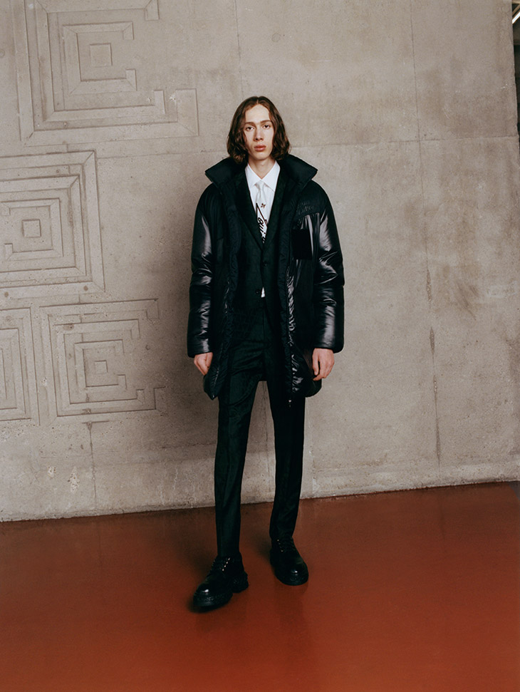 Black Puffer Coat Louis Vuitton for Men NWT
