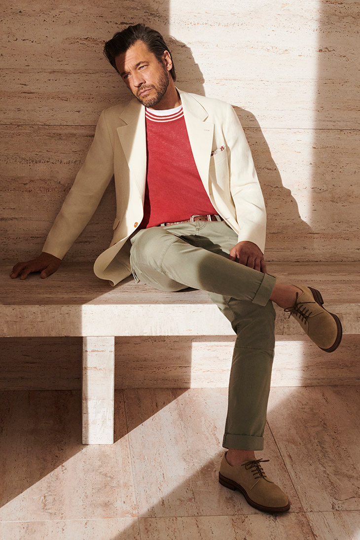 The Brunello Cucinelli men's Spring Summer 2023 collection is an expression  of laid-back elegance, founded on a refined yet relaxed balance…