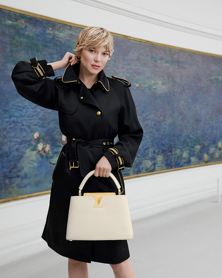 Louis Vuitton 'Capucines' Handbags S/S 2023 : Léa Seydoux by Steven Meisel