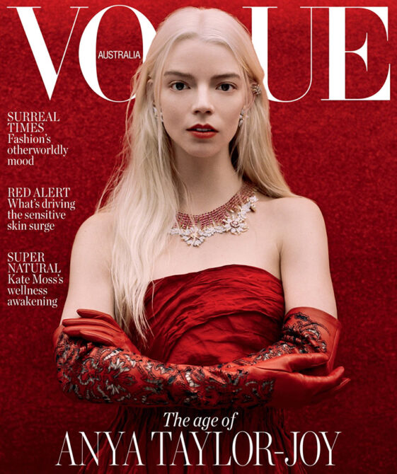 Anya Taylor-Joy Covers Vogue Australia October 2022 Issue