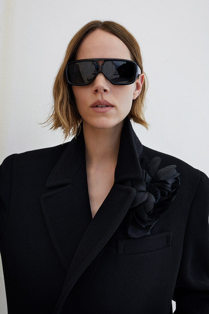 Awar Odhiang & Freja Beha Model SAINT LAURENT Winter 2022 Looks