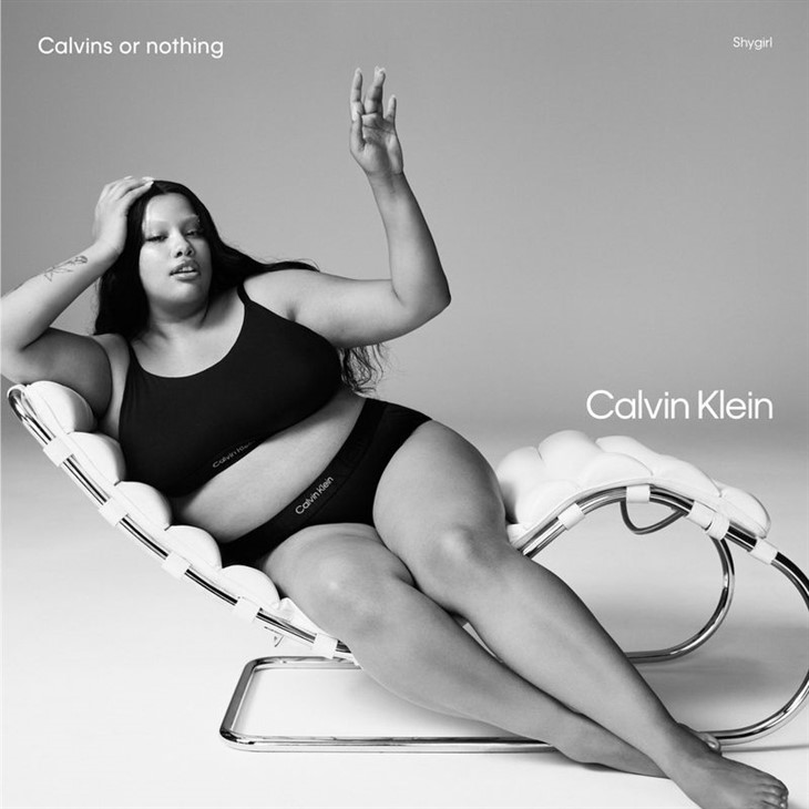 Calvin Klein model sparks a discussion about why 'normal' sized