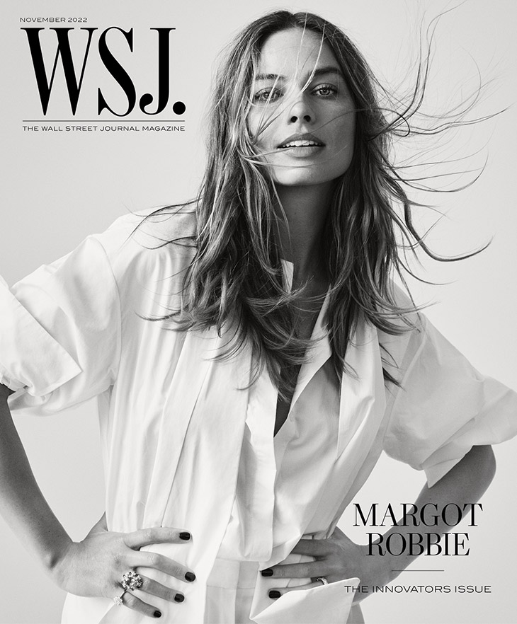 Margot Robbie Poses for WSJ. Magazine November 2022 Issue