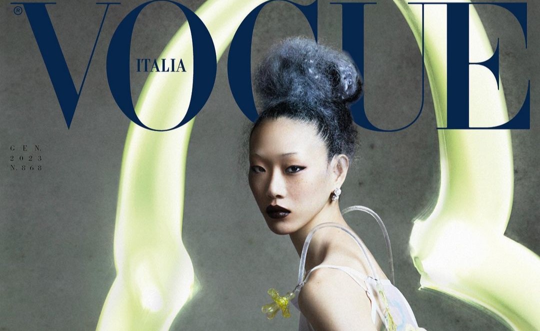 Sora Choi's Grace and Beauty Cover Vogue Italia January 2023