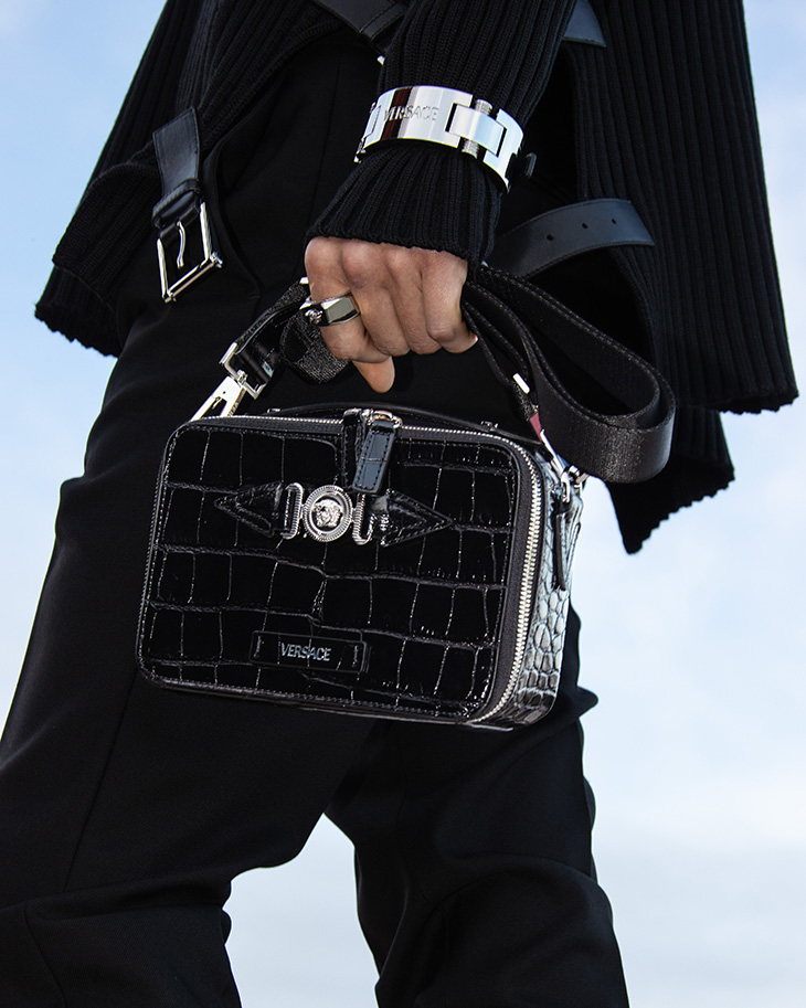 Versace Brand Leather Handbag in 2023