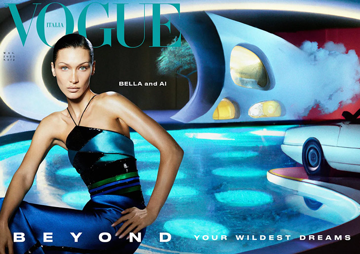Bella Hadid  Vogue Italia May 2023 - IMG Models