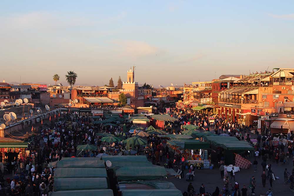 In Morocco, Saint Laurent felt right at home