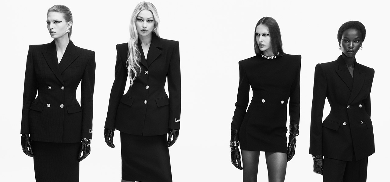 Power, Tailoring & Attitude Versace Fall Winter 2023 Collection