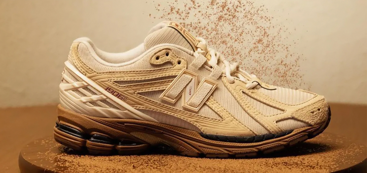 Beige and 2024 gold new balance